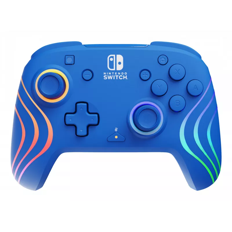 PDP Afterglow Wave μπλε χειριστήριο USB αναλογικό/ψηφιακό Nintendo Switch, Nintendo Switch OLED
