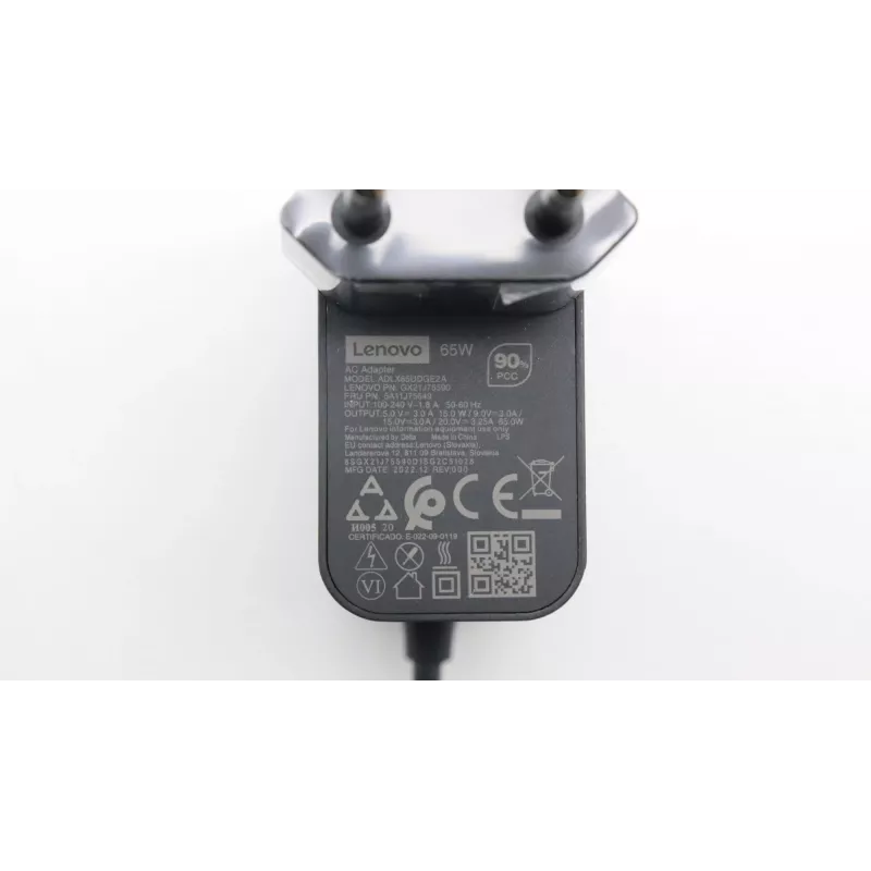 Lenovo 5A11J75649 τροφοδοτικό εσωτερικού χώρου 65 W μαύρο