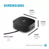 HP USB-C Dock G5, ενσύρματο, USB 3.2 Gen 1 (3.1 Gen 1) Type-C, μαύρο, USB, USB Type-C, Windows 10, Windows 7