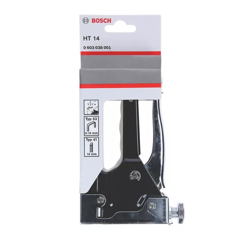 Συρραπτικό χειρός Bosch 0 603 038 001 μαύρο, ανοξείδωτο ατσάλι