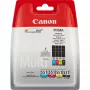 Canon CLI-551 BK/C/M/Y Μελανοδοχεία πολλαπλή συσκευασία, τυπική διάρκεια, μαύρο, κυανό, ματζέντα, κίτρινο, 4 τεμ., πολλαπλή συσκευασία