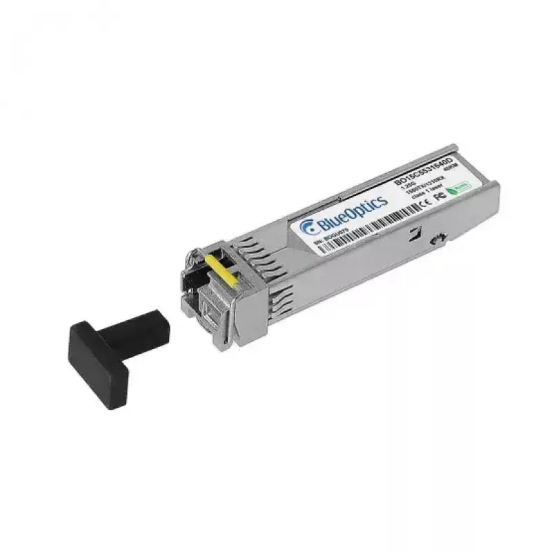 BlueOptics 740-094028-BO πομποδέκτης SFP, συμβατός με Juniper 740-094028, 1000BASE-BX-D, μονορυθμική ίνα, TX1550nm/RX1310nm, 40 km, LC-Simplex, DDM