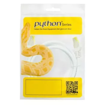 Καλώδιο δικτύου Python 8070PY-075W RJ-45 Cat7 7,5 m λευκό