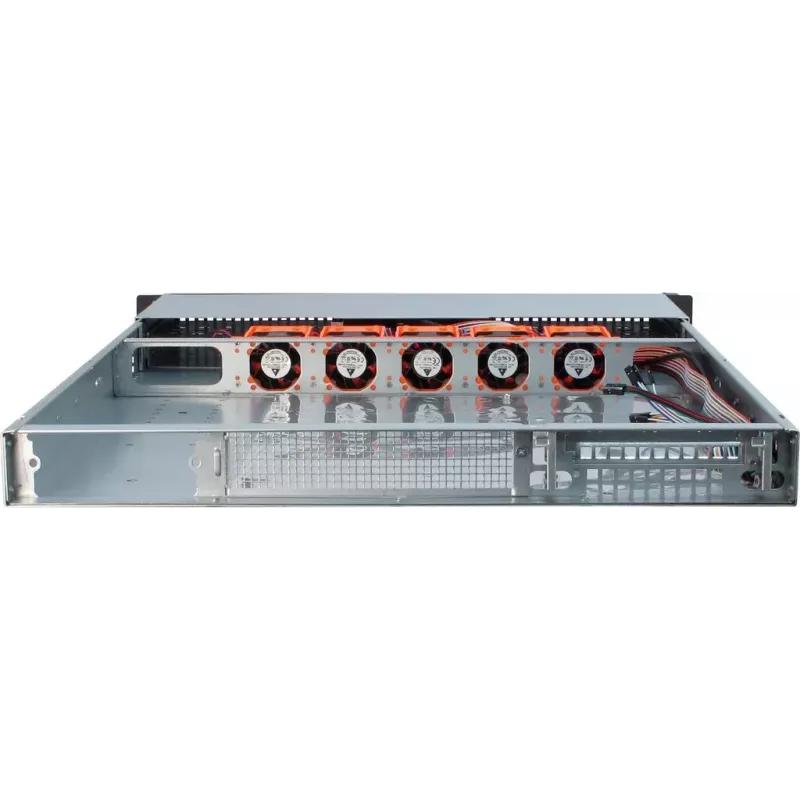 Κουτί διακομιστή Inter-Tech 1U-10265 Rack Μαύρο