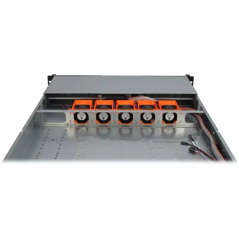 Κουτί διακομιστή Inter-Tech 1U-10265 Rack Μαύρο