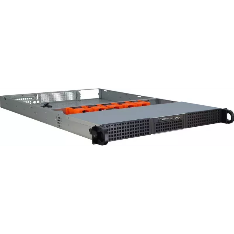 Κουτί διακομιστή Inter-Tech 1U-10265 Rack Μαύρο