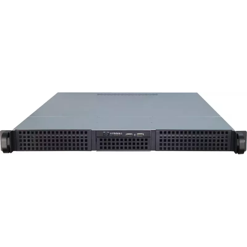 Κουτί διακομιστή Inter-Tech 1U-10265 Rack Μαύρο
