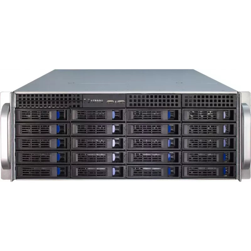 Κουτί διακομιστή Inter-Tech IPC 4U-4420 Rack Μπλε