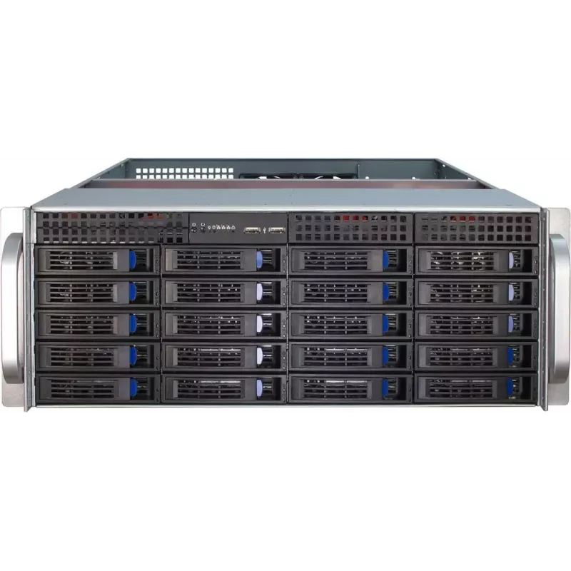 Κουτί διακομιστή Inter-Tech IPC 4U-4420 Rack Μπλε