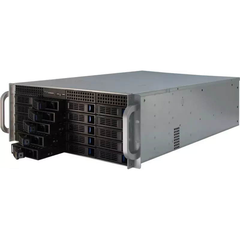 Κουτί διακομιστή Inter-Tech IPC 4U-4420 Rack Μπλε