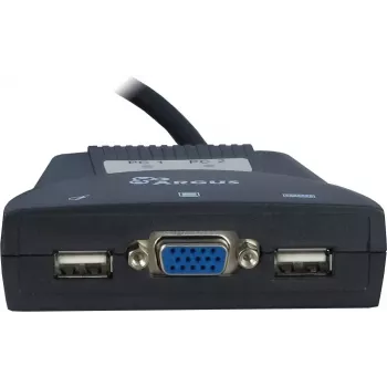 Διακόπτης KVM Inter-Tech KVM-LS-21JA Μαύρο