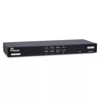 Διακόπτης KVM Inter-Tech AS-9108HA Τοποθέτηση σε rack Μαύρο