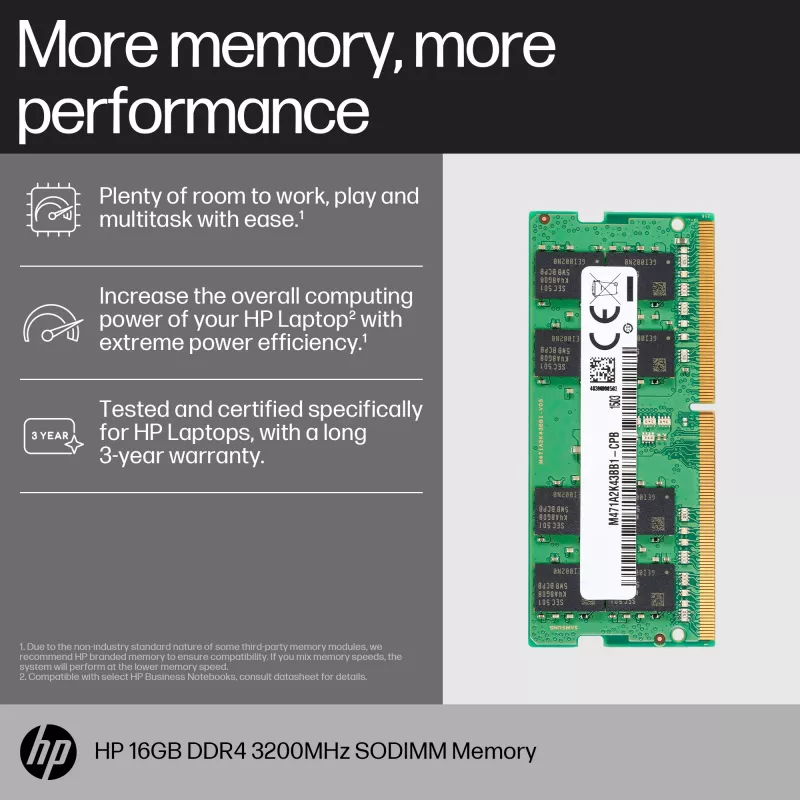 Μονάδα μνήμης HP 16GB DDR4 3200 SODIMM