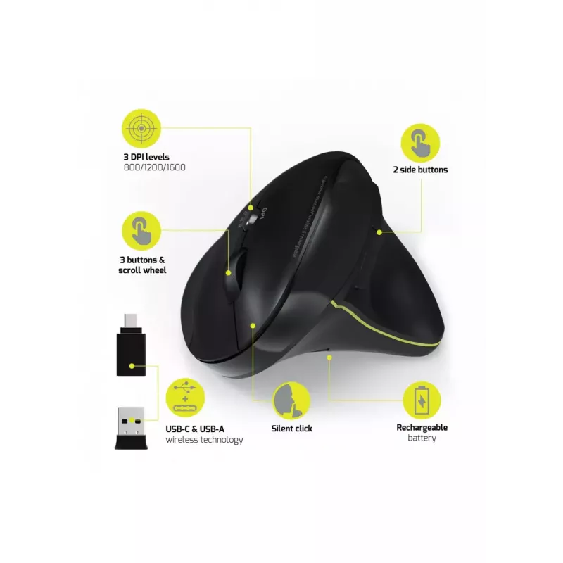 Ποντίκι Port Designs 900706-BT RF Wireless + Bluetooth