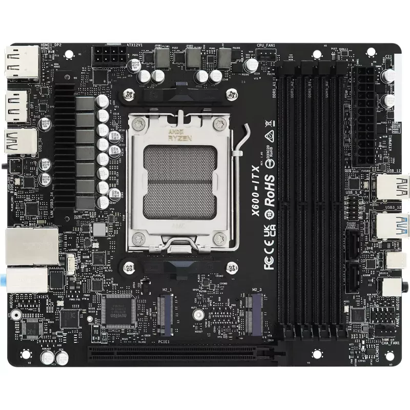 PC-Barebone ASRock DeskMeet X600 Desktop μαύρο