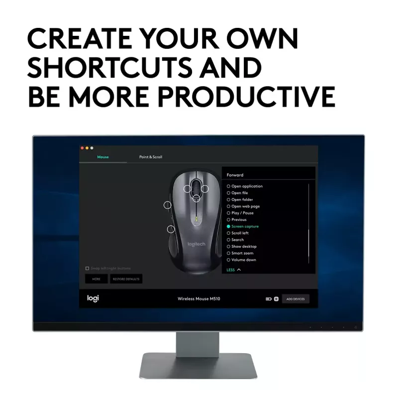 Ποντίκι Logitech M510 RF Wireless