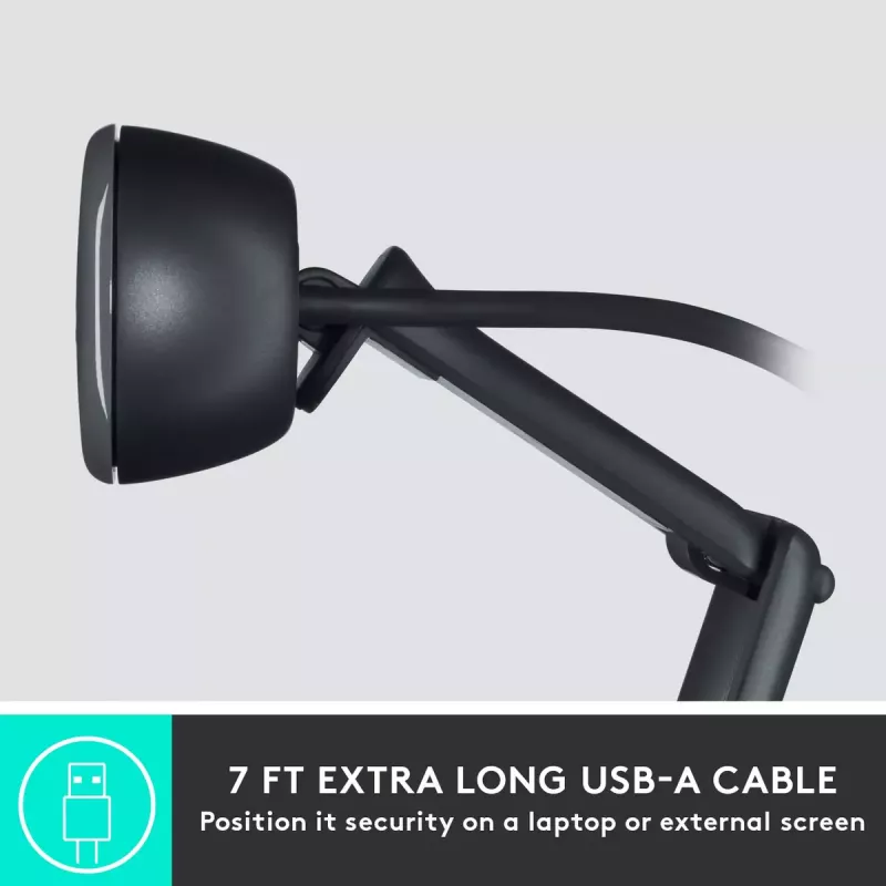 Webcam Logitech C505 HD 1280x720 USB μαύρο