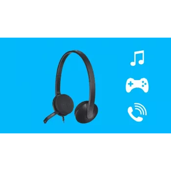 Headset Logitech H340 USB Computer