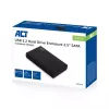 Θήκη HDD/SSD ACT 2,5 ιντσών SATA χωρίς βίδες USB 3.2 Gen1