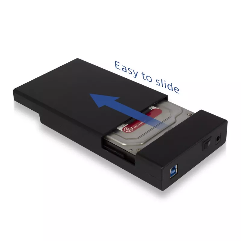 Θήκη HDD/SSD ACT AC1405 3,5 ιντσών SATA USB 3.2 Gen1 μαύρο