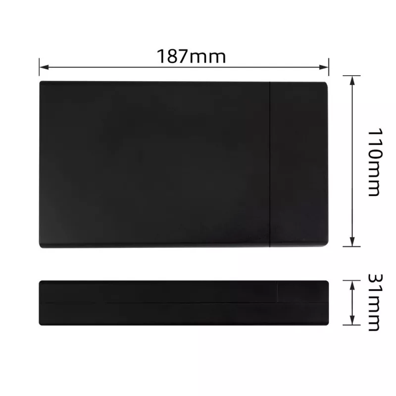 Θήκη HDD/SSD ACT AC1405 3,5 ιντσών SATA USB 3.2 Gen1 μαύρο