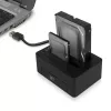 Διπλός σταθμός σύνδεσης ACT AC1504 για HDD, USB 3.2 Gen 1, μαύρος