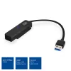 Καλώδιο προσαρμογέα USB ACT για HDD/SSD 2,5 ιντσών SATA AC1510 0,15 m μαύρο