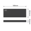 Θήκη SSD ACT M.2 USB 3.2 Gen1 μαύρο 5 Gbit/s