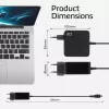 Τροφοδοτικό laptop USB-C ACT 65W με προφίλ Power Delivery, 2 μέτρα