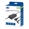 Λεπτός φορτιστής laptop ACT AC2055 65 W, για laptop έως 15,6 ιντσών, 8 άκρα, 3 m, μαύρος