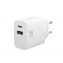 Φορτιστής USB-C & USB-A ACT 20 W με Power Delivery PPS, Quick Charge, GaNFast