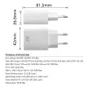 Φορτιστής USB-C & USB-A ACT 20 W με Power Delivery PPS, Quick Charge, GaNFast
