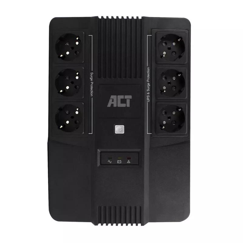 UPS Line Interactive ACT 600 VA - με πρίζες Schuko