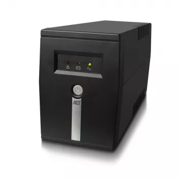 UPS Line Interactive ACT 600 VA – 360 W με AVR, Line-Interactive, 0,6 kVA, 360 W, 240 V, υπερφόρτιση, βαθιά εκφόρτιση, υπερφόρτωση, βραχυκύκλωμα, υποδοχή C13, Type F