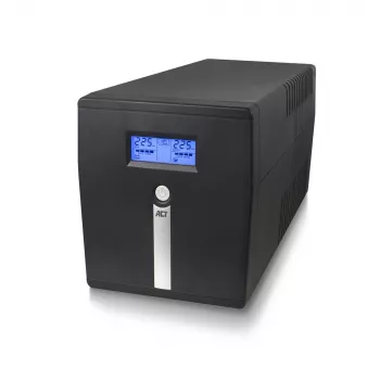 UPS Line Interactive ACT 1000VA - 600W με AVR, οθόνη LCD
