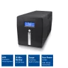 UPS Line Interactive ACT 1000VA - 600W με AVR, οθόνη LCD