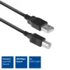 Καλώδιο σύνδεσης USB 2.0 ACT αρσενικό A - αρσενικό B 3 μέτρα