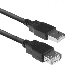 Καλώδιο επέκτασης USB 2.0 ACT αρσενικό A - θηλυκή A 1,8 μέτρα, σακουλάκι zip
