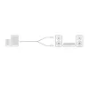 Καλώδιο ήχου ACT AC3605 1,5 m 3,5 mm σε 2 x RCA μαύρο
