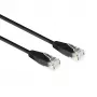ACT μαύρο 2,0 m U/UTP CAT6 καλώδιο patch με βύσματα RJ45