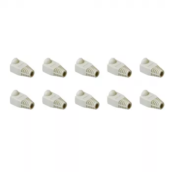 ACT UTP προστατευτικά καλωδίων, RJ45, προστατευτικό καλωδίου, γκρι, RJ45, 10 τεμ.