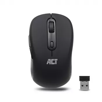 ACT AC5125 ασύρματο ποντίκι, αμφίχειρο, 1600 DPI, μαύρο