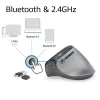 ACT ασύρματο εργονομικό ποντίκι με Bluetooth και USB-C/USB-A