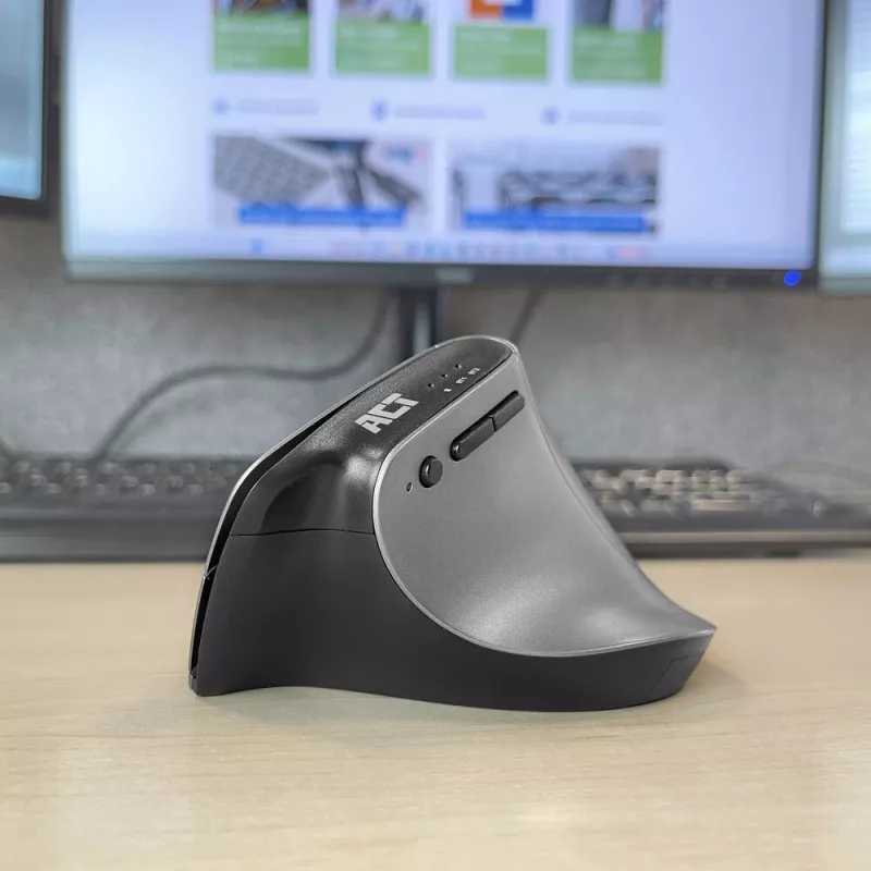 ACT ασύρματο εργονομικό ποντίκι με Bluetooth και USB-C/USB-A