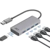 USB Hub ACT AC6121 Type-A 5000 Mbit/s αλουμίνιο