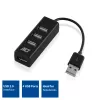 USB-Hub ACT AC6205 2.0 480 Mbit/s μαύρο 0,12m
