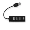 USB-Hub ACT AC6205 2.0 480 Mbit/s μαύρο 0,12m