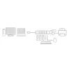 USB-Hub ACT AC6215 480 Mbit/s μαύρο