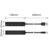USB-Hub ACT AC6215 480 Mbit/s μαύρο