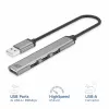 ACT AC6225 USB 2.0 Hub 480 Mbit/s γκρι αλουμίνιο